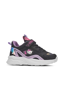 Günlük Kız Çocuk Sneaker Lastik Bağcıklı Hologram Cırtlı Hafif Hello Kitty Ayakkabı 1907 Siyah Lila - 6 Günlük Kız Çocuk Sneaker Lastik Bağcıklı Hologram Cırtlı Hafif Hello Kitty Ayakkabı 1907 Siyah Lila - 6
