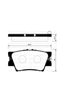 Arka - 877 - Fren Balata Toyota Rav4 2.0l 1az-fe Aca30 Aca31 06-12 / Rav4 2.0l 1ad-ftv D4-d - Mıxdepo - Ala40 12- Arka - 877 - Fren Balata Toyota Rav4 2.0l 1az-fe Aca30 Aca31 06-12 / Rav4 2.0l 1ad-ftv D4-d - Mıxdepo - Ala40 12-