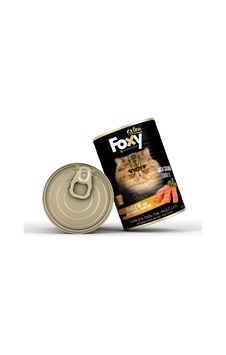 Foxy Ekstra Somon Etli Pate Konserve Yetişkin Kedi Maması 400 G Foxy Ekstra Somon Etli Pate Konserve Yetişkin Kedi Maması 400 G