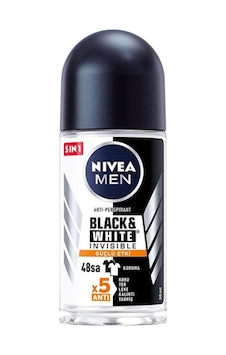 Nivea Men Invisible Black&White Güçlü Etki Erkek Roll-On Deodorant 50 ML