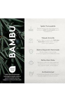 Bambu Nevresim Takımı King Bej Bambu Nevresim Takımı King Bej