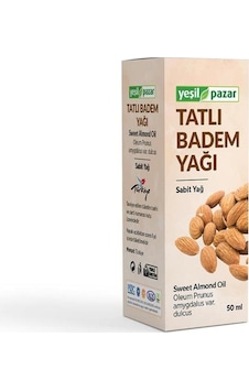 Yeşil Pazar Tatlı Badem Yağı 50 ML Yeşil Pazar Tatlı Badem Yağı 50 ML
