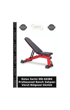 Delux Serisi Wb-603bk Profesyonel Bench Sehpası Vücut Bölgesel Günlük Delux Serisi Wb-603bk Profesyonel Bench Sehpası Vücut Bölgesel Günlük