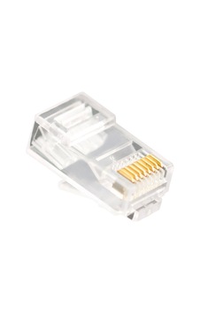 Vcom Nm006 100lü Plastik Rj45 8p8c Cat6-utp-rj45-3u Konnektör Vcom Nm006 100lü Plastik Rj45 8p8c Cat6-utp-rj45-3u Konnektör
