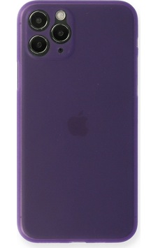 Cosmotex Newface Apple iPhone Uyumlu  11 Pro Kılıf Pp Ultra İnce Kapak - Mor