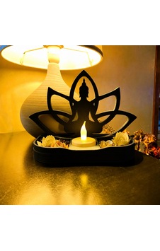3d Baskı Lotus Buda Mumluk - Dekoratif Tealight Mumluk-siyah Çok Renkli 3d Baskı Lotus Buda Mumluk - Dekoratif Tealight Mumluk-siyah Çok Renkli