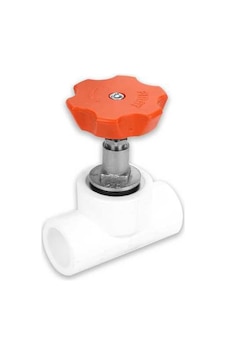 Plastik 20mm Kelebek Başlı Vana