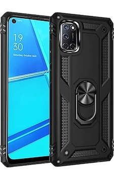 Oppo A72 Yüzüklü Standlı Tank Zırh Silikon Kılıf