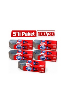5'li Paket - Dlt 100/30 100 Serisi Havalı Zımba Teli 3 Cm 2.625 Adet 5'li Paket - Dlt 100/30 100 Serisi Havalı Zımba Teli 3 Cm 2.625 Adet