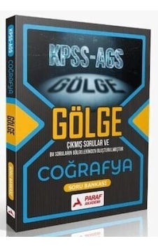 Paraf Akademi Kpss Meb-ags Coğrafya Gölge Soru Bankası Paraf Akademi Yayınları Paraf Akademi Kpss Meb-ags Coğrafya Gölge Soru Bankası Paraf Akademi Yayınları