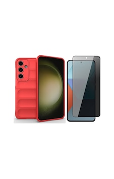 Vendas Samsung Uyumlu Galaxy A17 Kılıf Esnek Tpu Oyuklu Arka Yüzey Tasarımlı Zore Etnik Silikon Kapak + Hayalet Ekran Koruyucu Kırmızı Vendas Samsung Uyumlu Galaxy A17 Kılıf Esnek Tpu Oyuklu Arka Yüzey Tasarımlı Zore Etnik Silikon Kapak + Hayalet Ekran Koruyucu Kırmızı