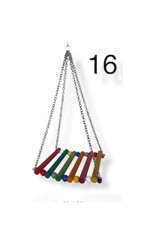 Papağan Tünek Oyuncağı Kuş Tüneği 16 Papağan Tünek Oyuncağı Kuş Tüneği 16