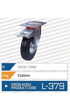 Gnc 125 X 37.5 Döner Teker (Sarhoş Teker) Gnc 125 X 37.5 Döner Teker (Sarhoş Teker)