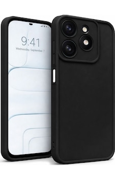 Tecno Spark10pro-4g Uyumlu Kamera Çıkıntılı Mat Silikon Telefon Kılıfı Siyah Tecno Spark10pro-4g Uyumlu Kamera Çıkıntılı Mat Silikon Telefon Kılıfı Siyah