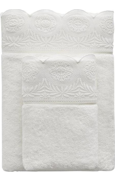 Soft Cotton Queen 50x100cm Havlu Ekru Beyaz
