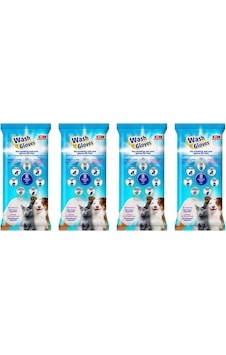 Bio Petactive Wash Gloves Kuru Yıkama Kesesi 4 x 8'li Bio Petactive Wash Gloves Kuru Yıkama Kesesi 4 x 8'li