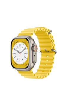 Apple  Uyumlu  Watch 38mm Ocean Kordon Saat Değildir - Sarı,
