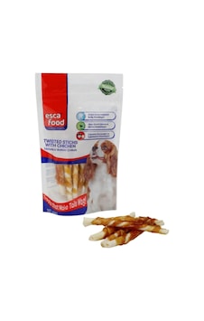 Esca Food Tavuklu Burgu Çubuk Köpek Ödülü 10'lu Paket