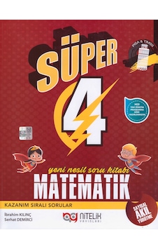 Nitelik 4.Sınıf Süper Matematik Soru Kitabı Nitelik 4.Sınıf Süper Matematik Soru Kitabı