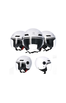 Shiro Jet Ofc Kıoto M.C Açık Kask İnci Beyaz Shiro Jet Ofc Kıoto M.C Açık Kask İnci Beyaz
