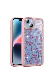 Apple Uyumlu iPhone 15 Kılıf Taşlı Ve Simli Tasarım Zore Azra Kapak Apple Uyumlu iPhone 15 Kılıf Taşlı Ve Simli Tasarım Zore Azra Kapak