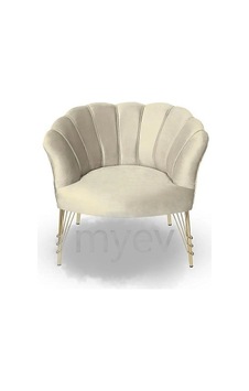 Papatya Çay Seti Koltuk Krem Tekli Berjer Gold Metal Ayak Salon Kafe Balkon Bahçe Otel Ofis Krem Papatya Çay Seti Koltuk Krem Tekli Berjer Gold Metal Ayak Salon Kafe Balkon Bahçe Otel Ofis Krem