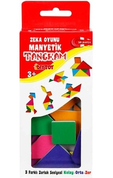 +3 Yaş Manyetik Bloklar Tangram (Diytoy) +3 Yaş Manyetik Bloklar Tangram (Diytoy)