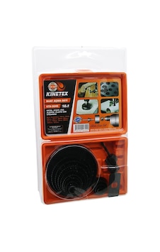 Kinetex Ktx-3245 Buat Açma Panç Seti 19-22-29-32-38-44-51-64-76-89-102-127mm 16in1 Pls Metal Ahşap diğer