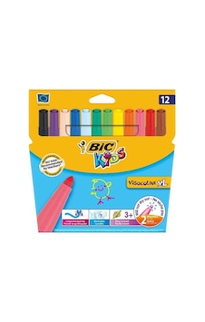 Bic Kids Visacolor XL Keçeli Boya Kalemi 12'li Bic Kids Visacolor XL Keçeli Boya Kalemi 12'li
