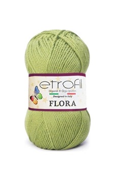 Tr Etrofil Flora Patiklik Çoraplık El Örgü İpi 70490 Çimen Diğer
