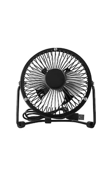 Masaüstü Metal Mini Sessiz Soğutucu Klima Fan Vantilatör Usb Girişli Serinletici Beyaz - Siyah - 254193944