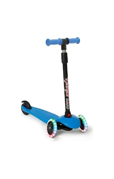 Işıklı 3 Tekerlekli Çocuk Scooter Mavi Işıklı 3 Tekerlekli Çocuk Scooter Mavi