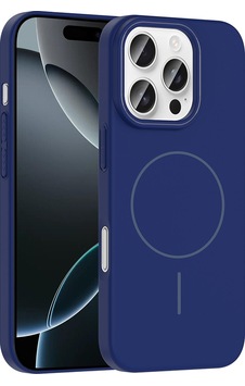 Apple Uyumlu iPhone 16 Pro Kılıf M-safe Şarj Özellikli Zore Ruby Sert Kapak Lacivert Apple Uyumlu iPhone 16 Pro Kılıf M-safe Şarj Özellikli Zore Ruby Sert Kapak Lacivert