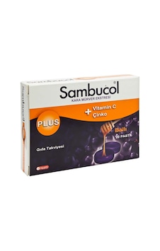Sambucol Plus Kara Mürver Eki 20 Pastil Sambucol Plus Kara Mürver Eki 20 Pastil