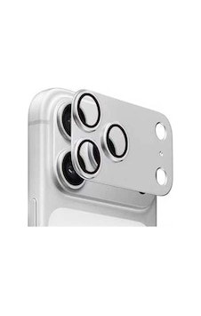Apple Uyumlu iPad iPhone 17 Pro Zore Cl-20 Kamera Lens Koruyucu Gümüş Apple Uyumlu iPad iPhone 17 Pro Zore Cl-20 Kamera Lens Koruyucu Gümüş