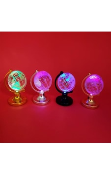 Mini Işıklı Cam Kristal Dünya 24242446844 Mini Işıklı Cam Kristal Dünya 24242446844