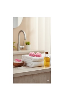 Mini El Yapımı Pembe Şakayık Dekoratif Mum 2'li - %100 Doğal İçerik Pembe Mini El Yapımı Pembe Şakayık Dekoratif Mum 2'li - %100 Doğal İçerik Pembe