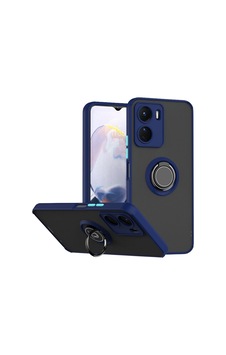 Vivo Y02s Uyumlu Kılıf Yüzüklü Standlı Extra Darbe Koruma Sert Silikon Kapak - Lacivert Lacivert Vivo Y02s Uyumlu Kılıf Yüzüklü Standlı Extra Darbe Koruma Sert Silikon Kapak - Lacivert Lacivert