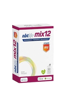 Mix12 Vitamin B12 Ağızda Dağılan 30 Kapsül Mix12 Vitamin B12 Ağızda Dağılan 30 Kapsül