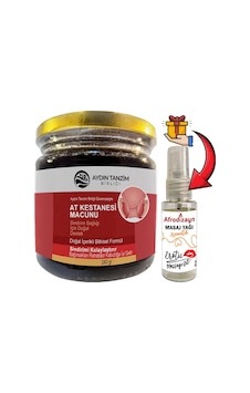 Atkestanesi Macunu 1 Kutu Aydın Tanzim Birliğinden 240 Gr Macun + Çörek Otu Masaj Yağı 30 Ml Atkestanesi Macunu 1 Kutu Aydın Tanzim Birliğinden 240 Gr Macun + Çörek Otu Masaj Yağı 30 Ml