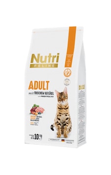 Nutri Feline Tavuk Etli Yetişkin Kedi Maması 10 KG Nutri Feline Tavuk Etli Yetişkin Kedi Maması 10 KG