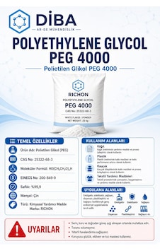 Polyethylene Glycol Peg 4000 2 KG Polyethylene Glycol Peg 4000 2 KG