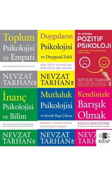 Nevzat Tarhan 6 Kitap Set 10 Adımda Pozitif Psikoloji-kendinizle Barışık Olmak-stres-empati-duygusal Nevzat Tarhan 6 Kitap Set 10 Adımda Pozitif Psikoloji-kendinizle Barışık Olmak-stres-empati-duygusal