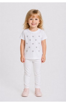 Yale Kids 3-8 Yaş Kız Çocuk %95 Pamuklu Tişört Beyaz Yale Kids 3-8 Yaş Kız Çocuk %95 Pamuklu Tişört Beyaz