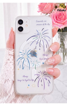 Fibaks iPhone 11 Uyumlu Kılıf Magsafe Wireless Şarj Destekli Eğlence Desenli Şeffaf Kapak Fibaks iPhone 11 Uyumlu Kılıf Magsafe Wireless Şarj Destekli Eğlence Desenli Şeffaf Kapak