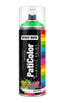 Paticolor Akrilik Sprey Boya 400 Ml Floresan Yeşil Diğer
