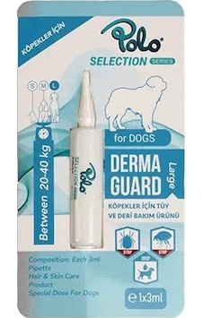Polo Köpek Tüy Deri Bakım Ürünü Large 3ml Polo Köpek Tüy Deri Bakım Ürünü Large 3ml