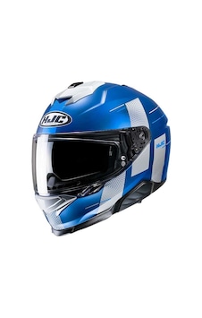 HJC i71 Peka MC2SF Kask Açık Gri - Mavi HJC i71 Peka MC2SF Kask Açık Gri - Mavi