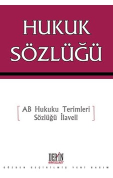 Hukuk Sözlüğü- Derin Yayınları Hukuk Sözlüğü- Derin Yayınları