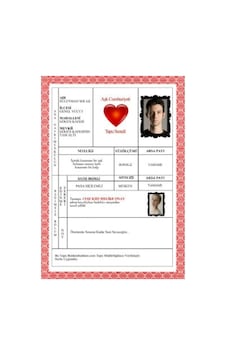 Aşk Cumhuriyeti Tapusu Sevgiliye Hediye Dekoratif Cpr-1647-4d313